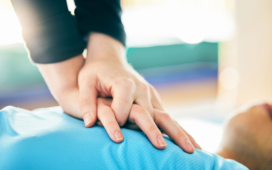 Herzdruckmassage