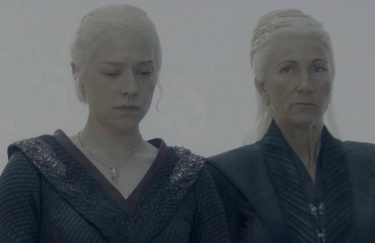 Rhaenyra und Rhaenys bei "House of the Dragon"