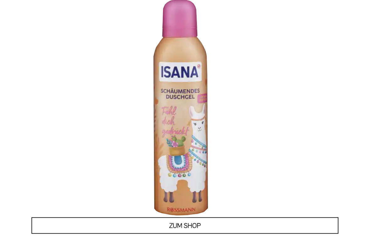 Duschschaum von Isana