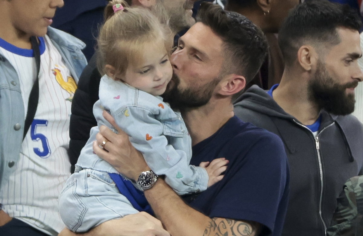 Olivier Giroud und seine jüngste Tochter