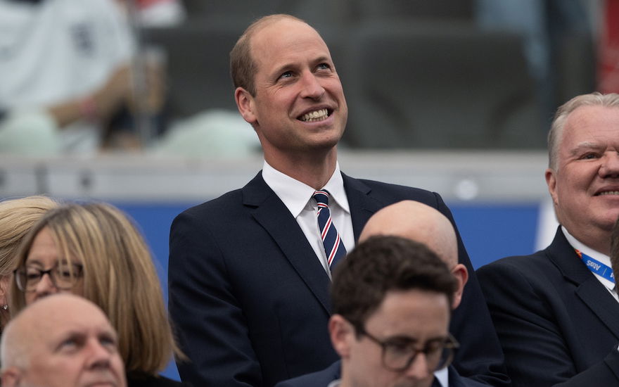 Prinz William bei der Europameisterschaft
