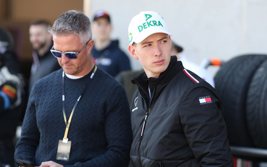 Ralf Schumacher mit seinem Sohn David Schumacher