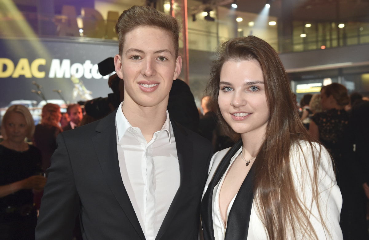 David Schumacher und Vivien Keszthelyi lächeln