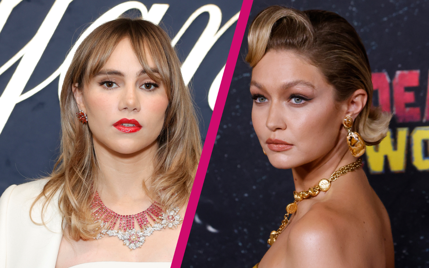 Suri Waterhouse und Gigi Hadid mit Riss in der Mitte