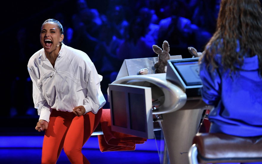 Amira Aly bei Schlag den Stars
