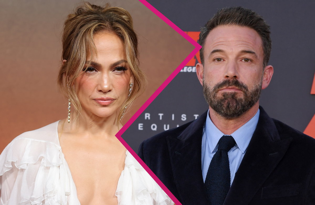 Collage Jennifer Lopez & Ben Affleck getrennt