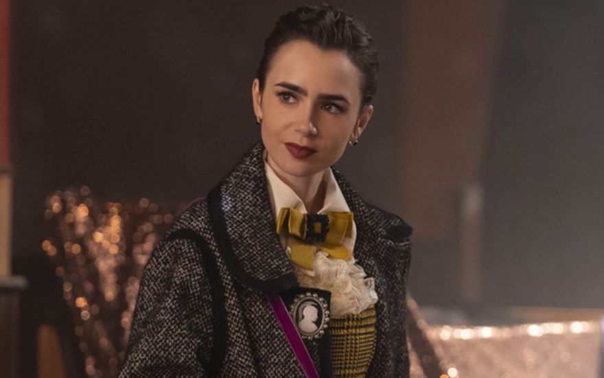 Lily Collins in Staffel 4 von Emily in Paris