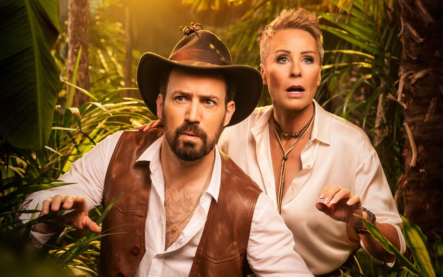 Jan Köppen & Sonja Zietlow im Busch, ""Ich bin ein Star - Showdown der Dschungel-Legenden"