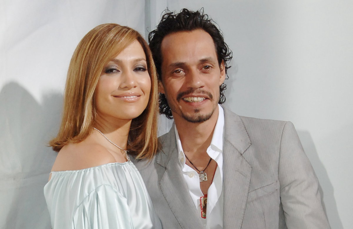 Jennifer Lopez und Marc Anthony glücklich