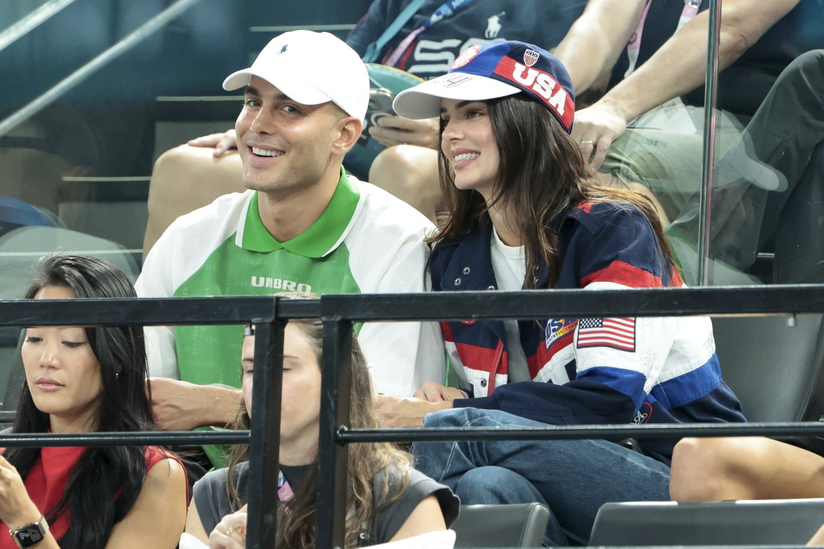 Kendall Jenner und Fai Khadra bei Olympia 2024