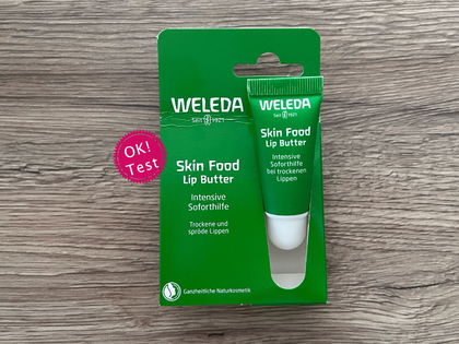 "Weleda Skin Food Lip Butter" im OK! Test: Nie wieder trockene Lippen im Herbst