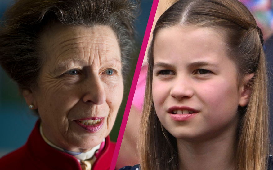 Prinzessin Anne und Charlotte ernst