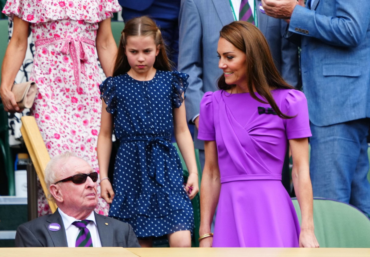 Prinzessin Charlotte beim Wimbledon-Finale neben ihrer Mama Prinzessin Kate