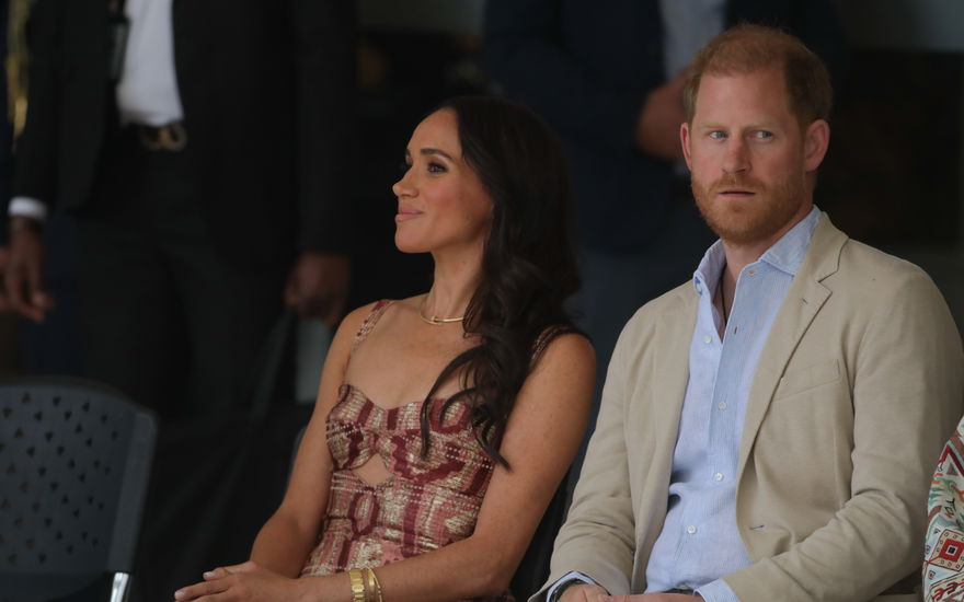 Prinz Harry und Herzogin Meghan bei ihrer Kolumbien-Reise im August 2024