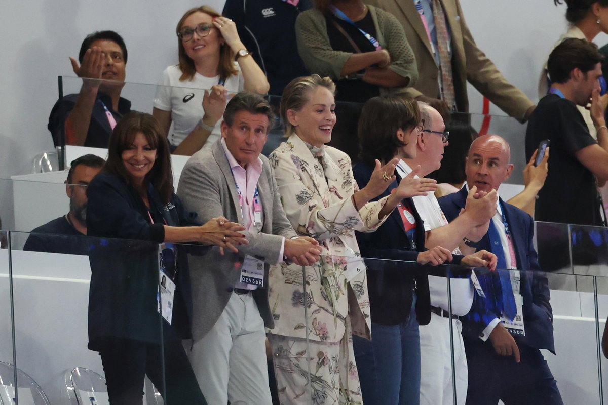 Sharon Stone bei Olympia 2024