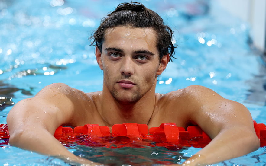 Thomas Ceccon im Schwimmbecken