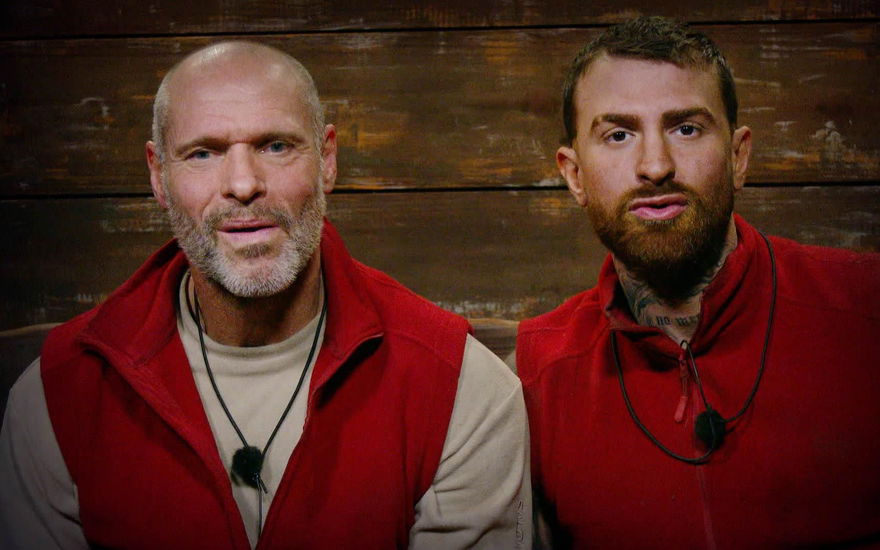 Thorsten Legat und Gigi Birofio im Dschungelcamp