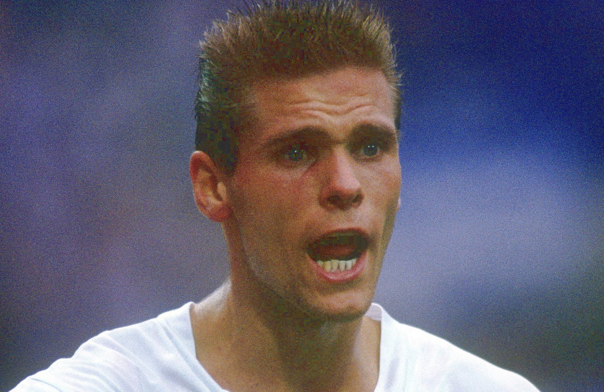 Thorsten Legat im Jahr 1992 beim Werder Bremen