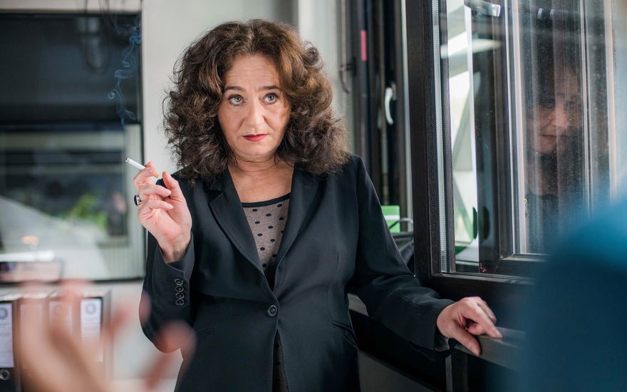 Mechtild Großmann alias Wilhelmine Klemm im "Tatort" Münster