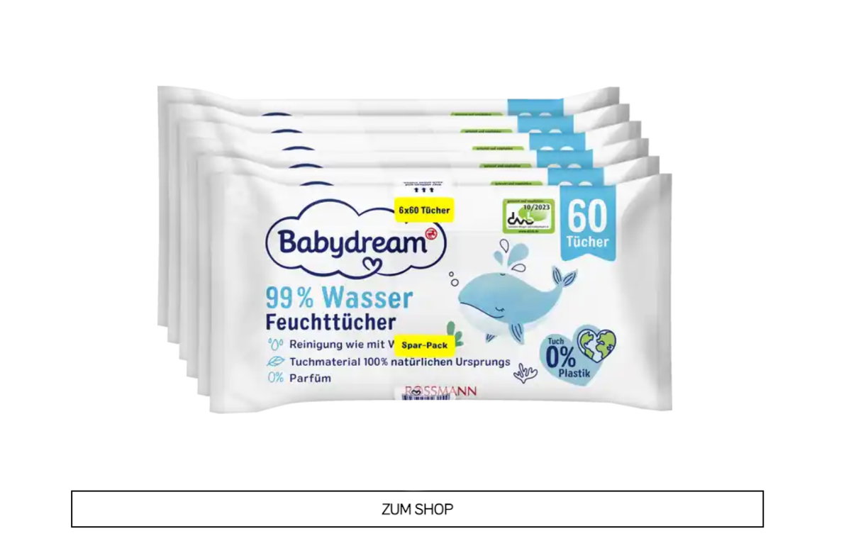 Feuchttücher von Rossmann