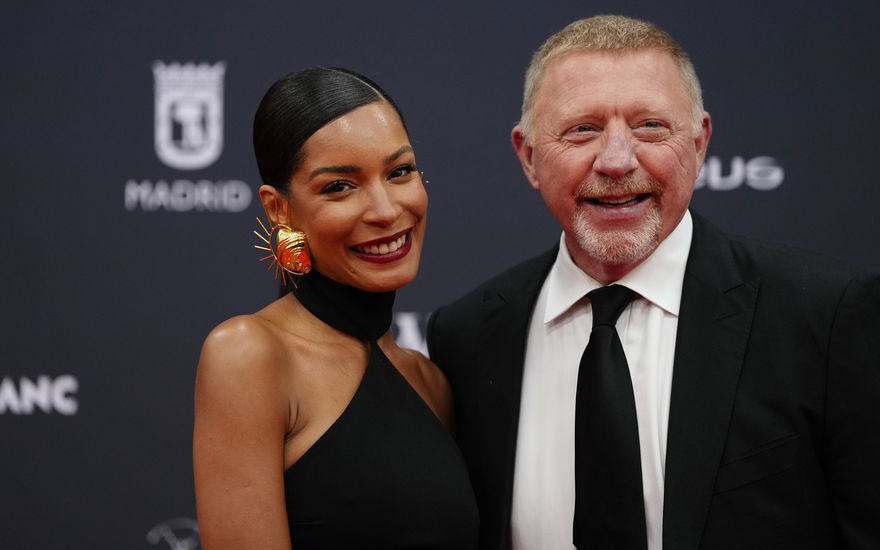 Boris Becker und Lilian auf dem roten Teppich