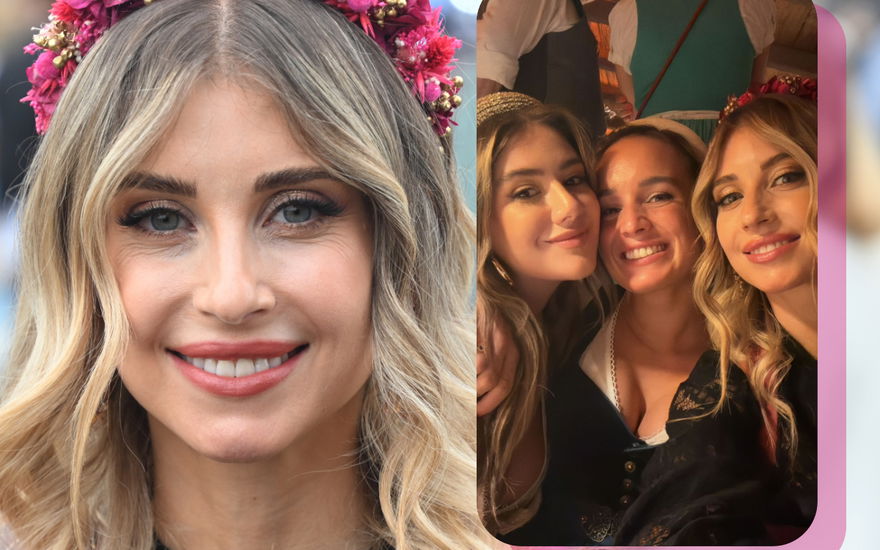 Cathy Hummels und Lisa Marie Straube beim Oktoberfest