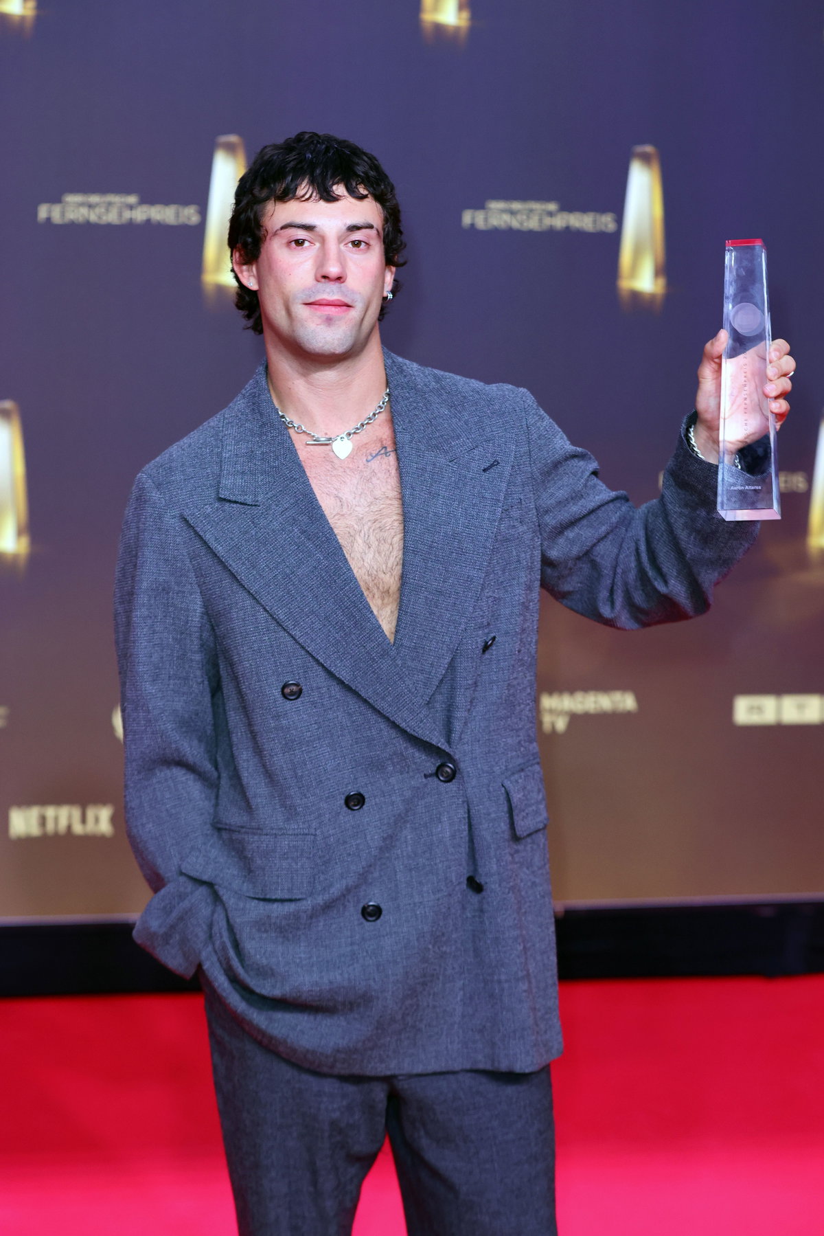 Stars beim "Deutschen Fernsehpreis 2024": Aaron Altaras