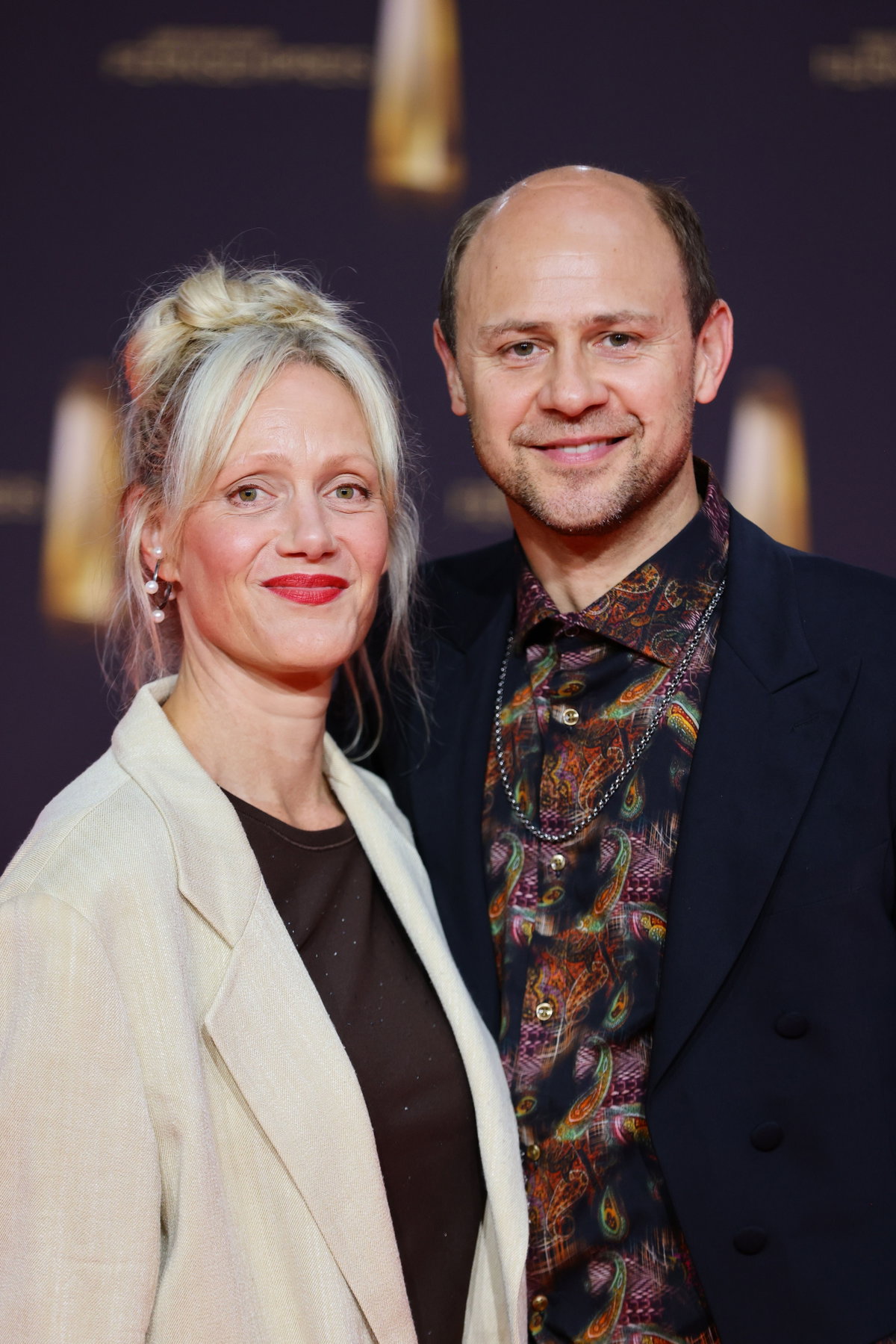 Stars beim "Deutschen Fernsehpreis 2024": Anna Schudt und Ehemann Moritz Führmann