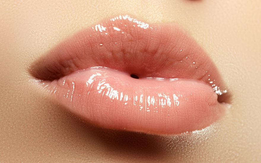 Volle Lippen