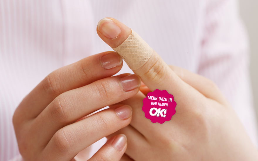 Pflaster am Finger