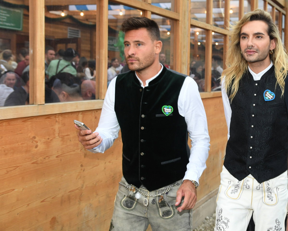 Marc Eggers und Bill Kaulitz auf dem Oktoberfest 2024