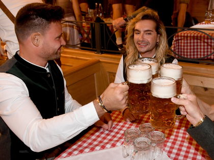Bill Kaulitz & Marc Eggers: Turtel-Auftritt auf dem Oktoberfest