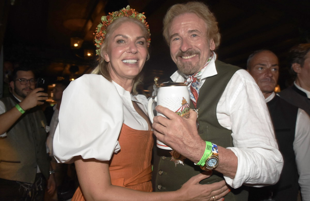 Thomas Gottschalk und Ehefrau Karina beim Auftakt von Oktoberfest