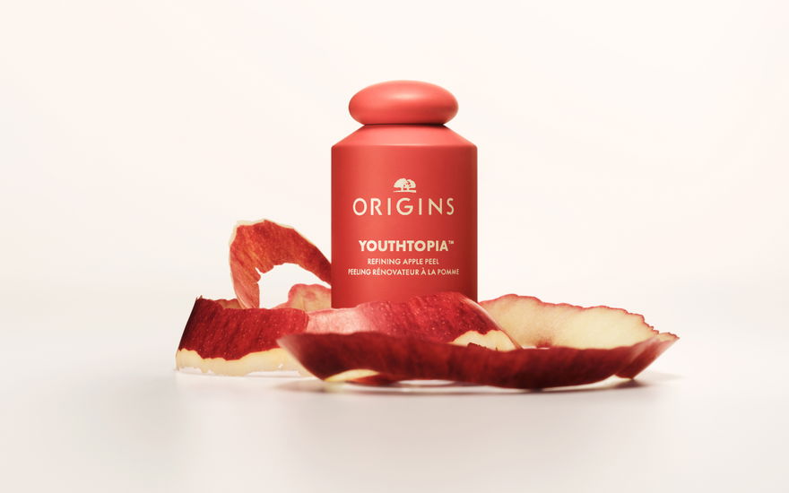 Peeling mit Apfelschalen