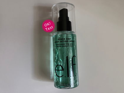 OK! Test: Mit dem "e.l.f. Power Grip Dewy Setting Spray" hält das Make-up die ganze Nacht