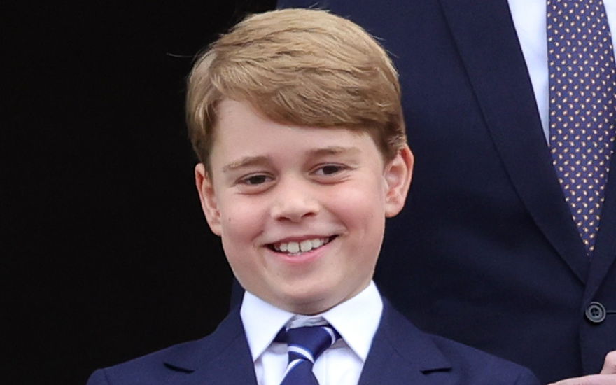 Prinz George strahlt