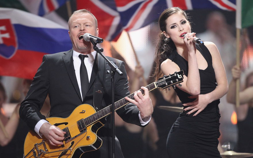 Stefan Raab und Lena Meyer-Landrut beim ESC