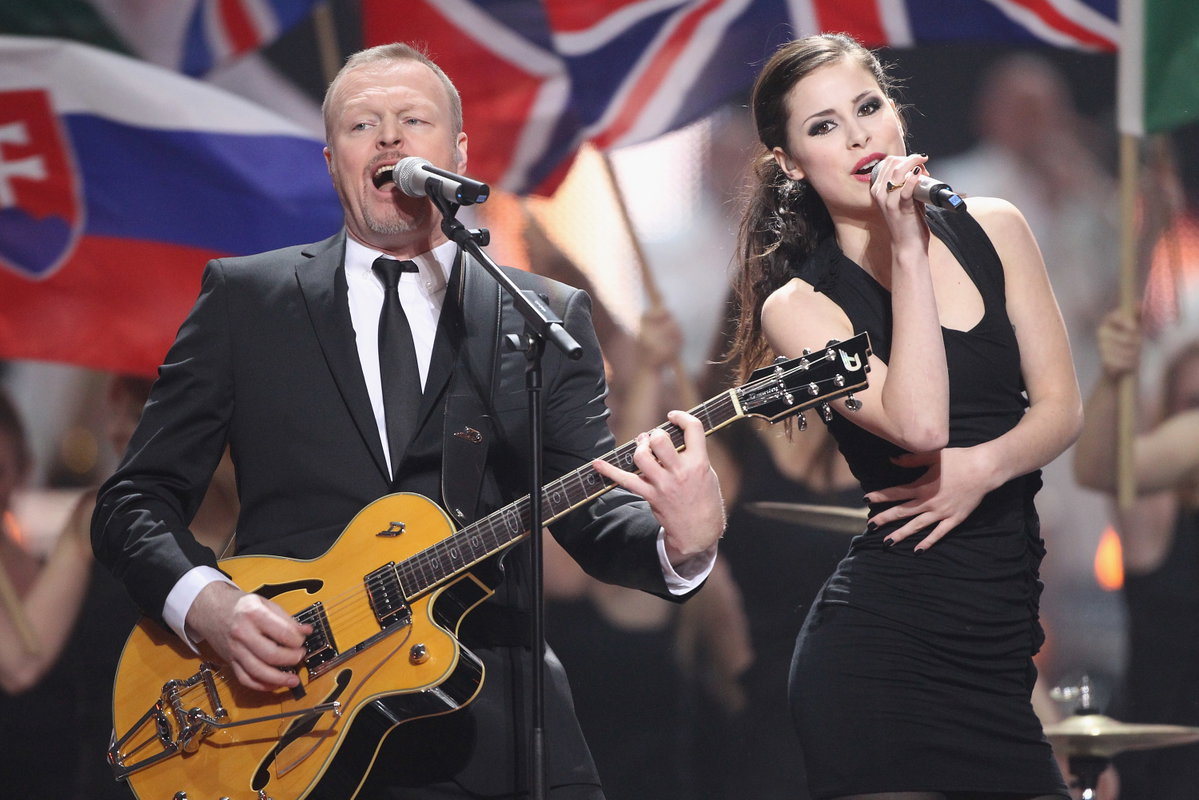 Stefan Raab und Lena Meyer-Landrut beim ESC