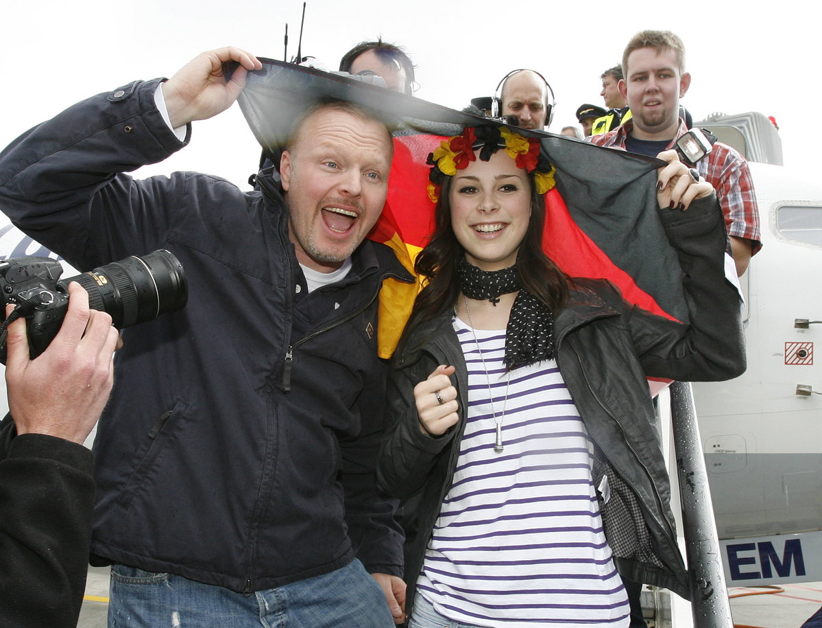Stefan Raab und Lena Meyer-Landrut beim ESC