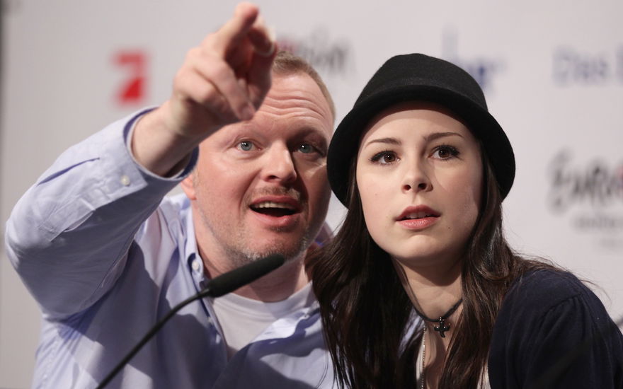 Stefan Raab und Lena Meyer-Landrut beim ESC