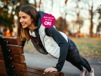 Parkbank-Work-out: Bringt Bauch, Beine und Po in Form