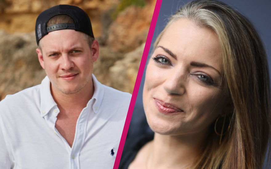 Gustav Masurek und Anne Menden glücklich