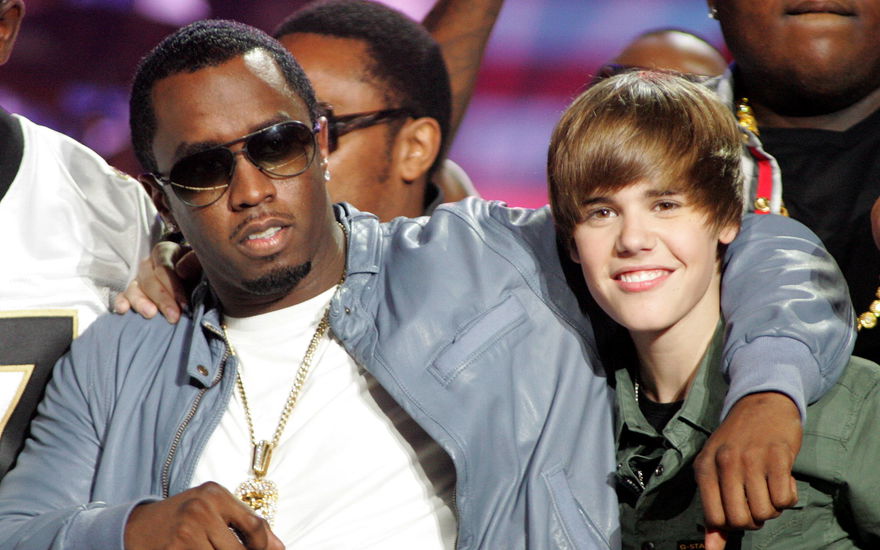 P. Diddy Arm in Arm mit Justin Bieber