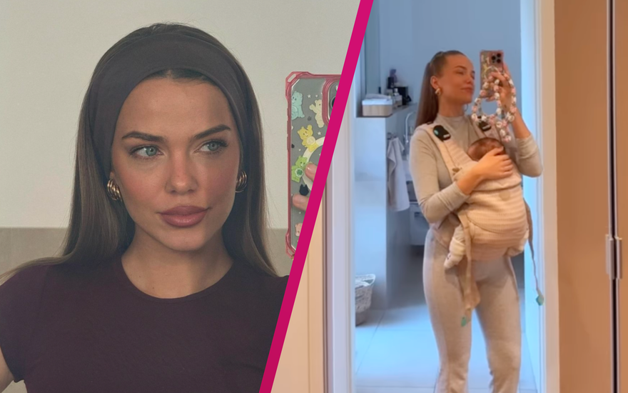 Laura Maria Rypa macht Selfies (mit Amelio) im Oktober 2024