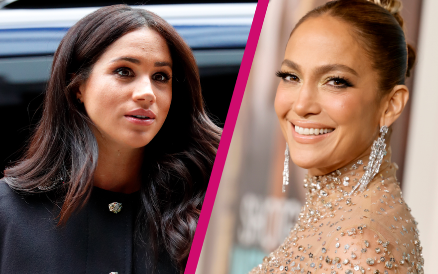 Herzogin Meghan und Jennifer Lopez mit Riss