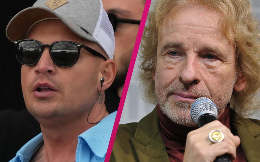 Pietro Lombardi und Thomas Gottschalk gucken ernst