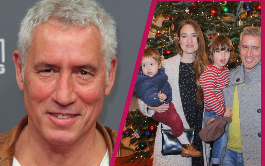 Ralph Herforth und Zora Holt mit ihren Kindern