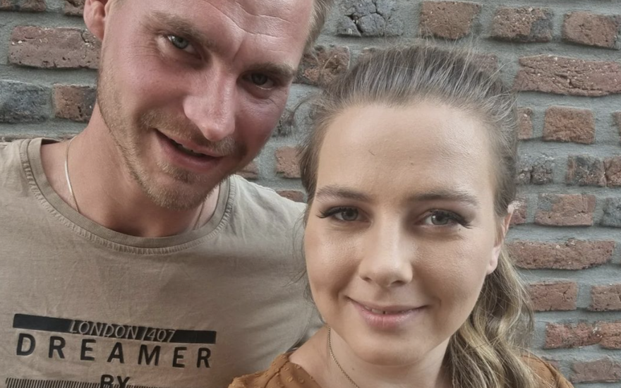 Selfie von Sarafina Wollny und Peter