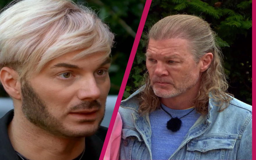 Sam Dylan und Stefan Kleiser im "Sommerhaus der Stars"