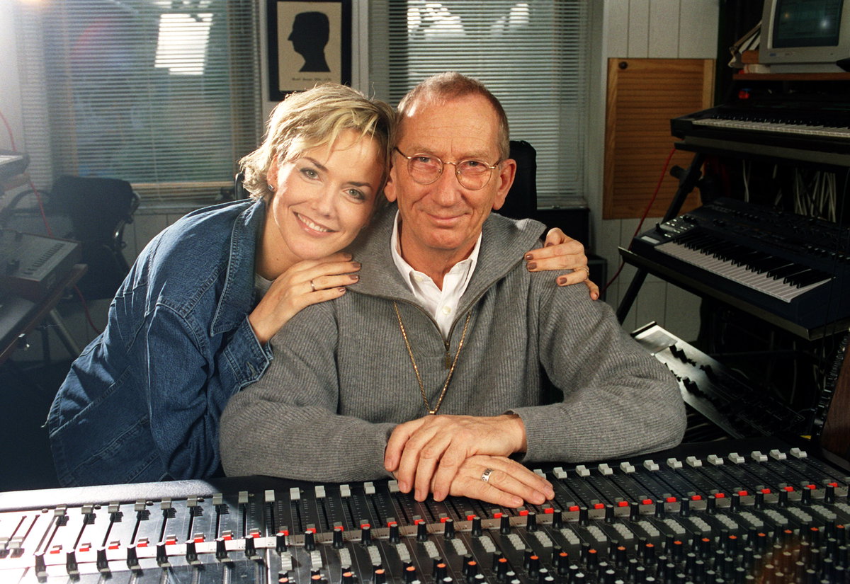 Inka Bause früher und heute - mit Vater Arndt